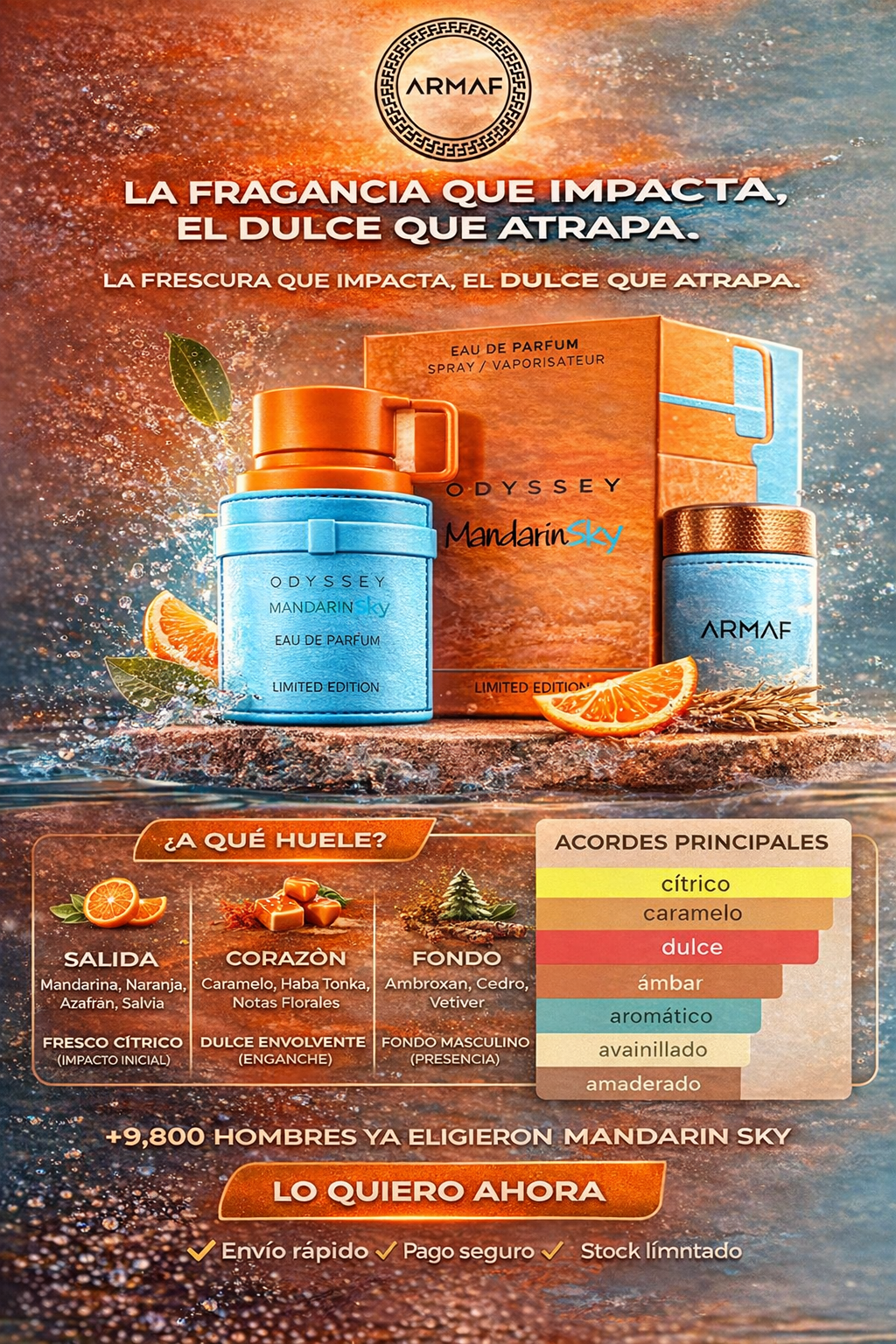 MANDARIN ODYSSEY SKY ARMAF - PERFUME ARABE