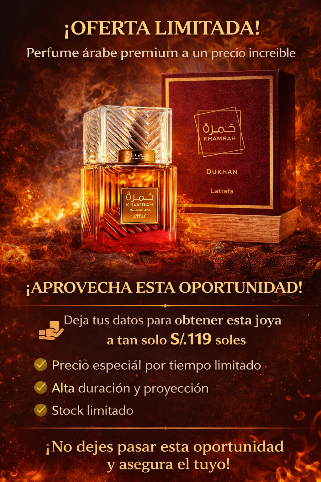 KHAMRAH DUKHAN PERFUME ARABE